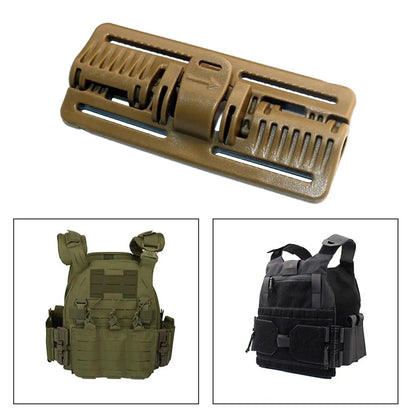 Vest Quick Release Buckle Insert Strip Durable Plastic for Sleeveless Vest Hunting Gear