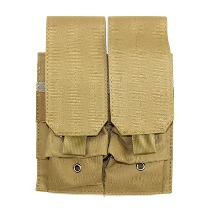 Tactical MOLLE Triple Magazine Pouches Double Triple Shooting Mag Pouch Wargame Paintball 5.56 7.62Mag Bag