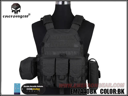 Emersongear For LBT 6094 Style Plate Carrier W/3 Pouches Tactical Vest Protective Gear Body Guard Armor Airsoft Hunting