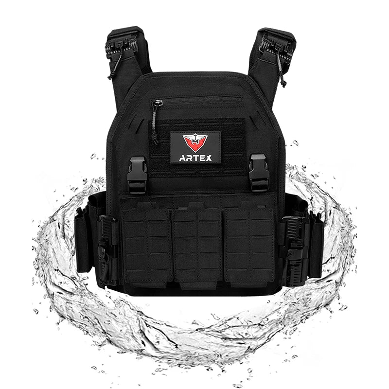 Tactical Vest Outdoor Hunting Plate Carrier Protective Adjustable Vest Airsoft Carrier Combat Equipment
