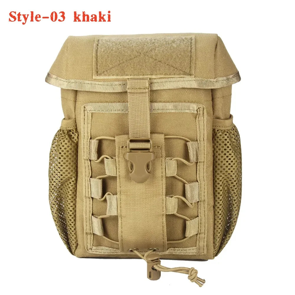 IFAK EDC Bag Tactical Molle Admin Pouch Waist Bag Hunting Vest Emergency Tool Kit Outdoor First Aid Kit Camping Survival Bag