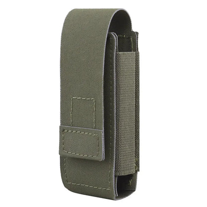 Tactical Molle OC Pepper Spray Pouch Elastic Utility Tool Holser 9mm Pistol MAG Flashlight Pouch Hunting Vest  Belt Accessories