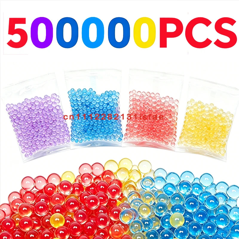 S2-Super Tough Squeezeproof Frosted Transparent EVA Pellets Uniform Full 50000Pcs 7-8mm 14+ Adult Wargame Spare Ammo