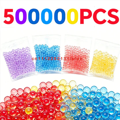 S2-Super Tough Squeezeproof Frosted Transparent EVA Pellets Uniform Full 50000Pcs 7-8mm 14+ Adult Wargame Spare Ammo