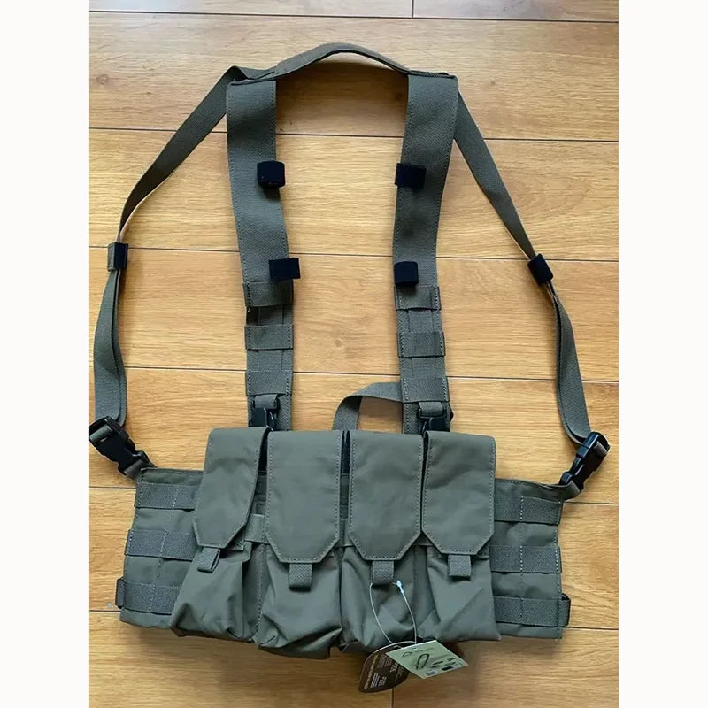 OR Style Quadruple Iightweight Hunting Chest Hanging 7.64 5.45 Molle Magazine Carrier Bag