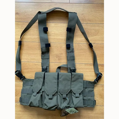 OR Style Quadruple Iightweight Hunting Chest Hanging 7.64 5.45 Molle Magazine Carrier Bag