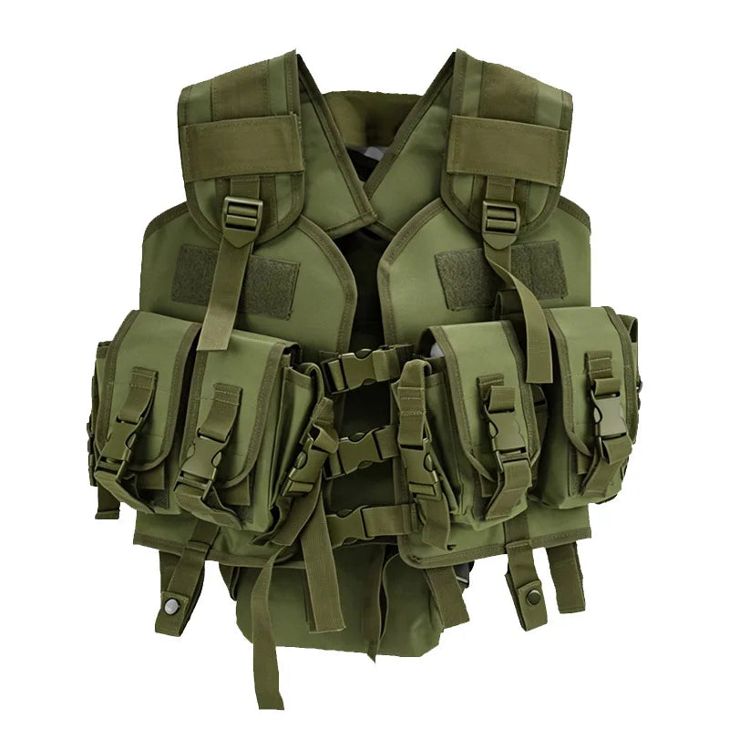 Tactical Vest Shooting Protective Vest Men's Outdoor Sport Hunting Clothes Airsoft Accessories With Water Bag
