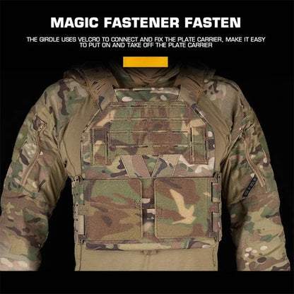 Lightweight Girdle Hunting Vest Chest Rig Sturdy No Deformation MOLLE Belt for K series Plate Carrier Airsoft Hunting Gear