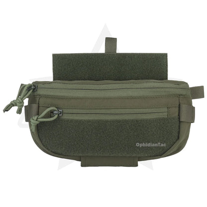 OPHIDIAN Combat Sling Bag Compact Belly Sling Bag Quick Release Shoulder Bag Integrated Vest Plate Carrier Airsoft