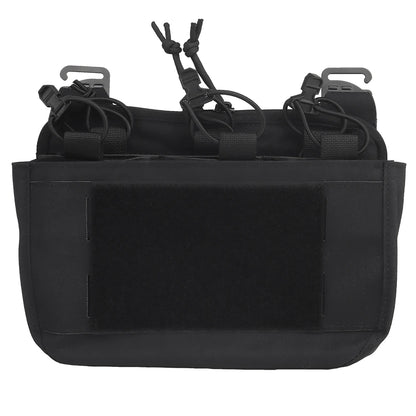 Tactical DOPE Front Flap Ferro Hunting Vest Plate Carrier Insert Kangaroo Pouch G-hook Attachment Paintball Airsoft Magazine Bag