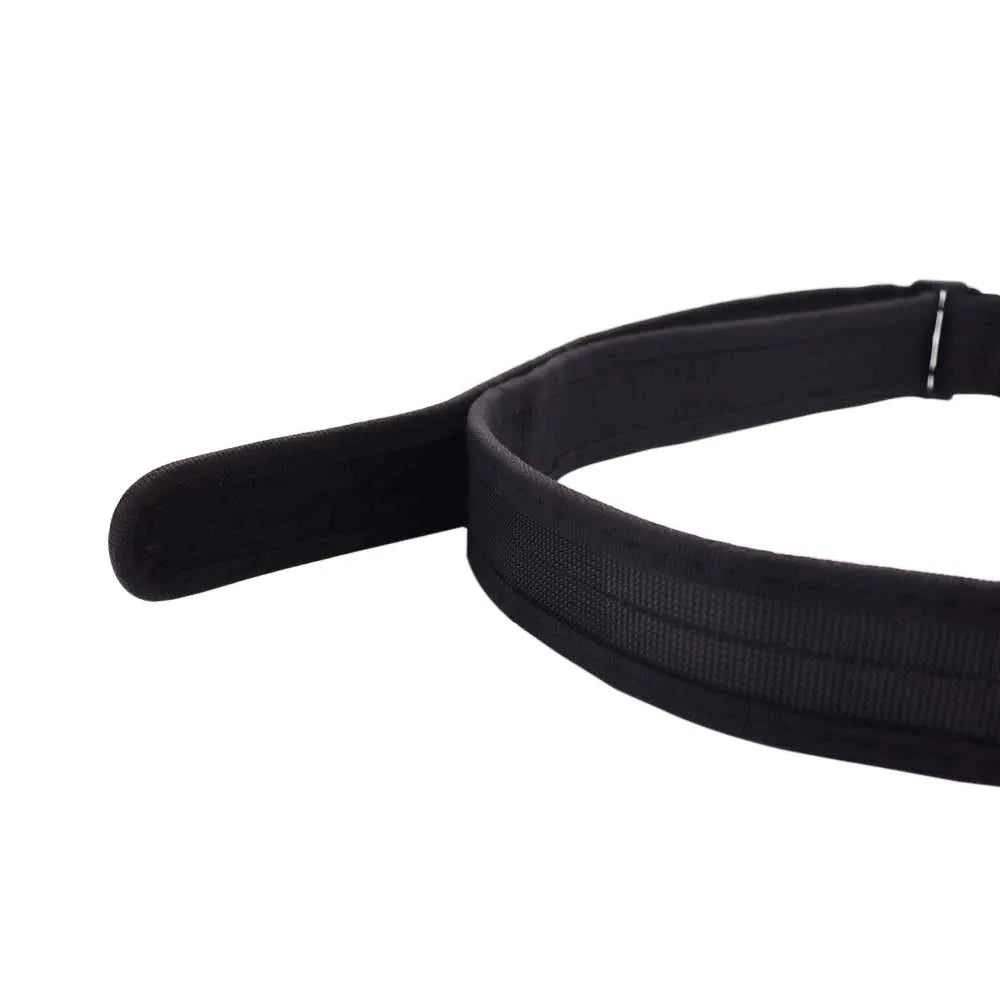 Tactical Adjustable Hunting Belt Airsoft Shooting Waistband Black Nylon Hook-and-Loop Belt