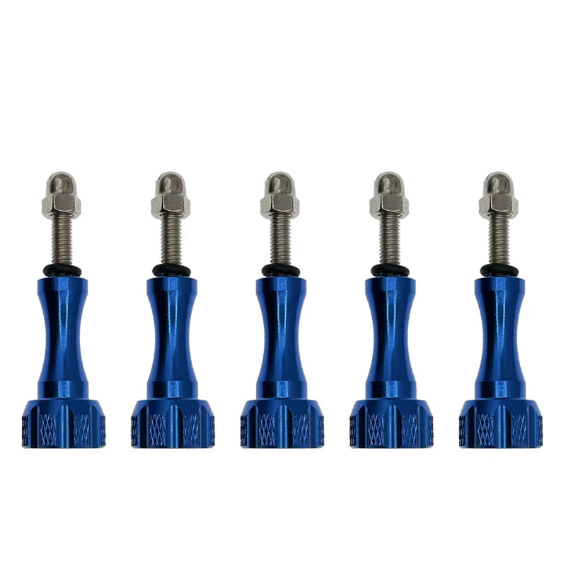 Aluminum Bolt Nut Thumb 1/4 Screws Mount for GoPro 13 12 11 10 9 8 DJI Osmo Action 5 6 Pro 4 Insta360 X6 X5 X4 Camera Accessory