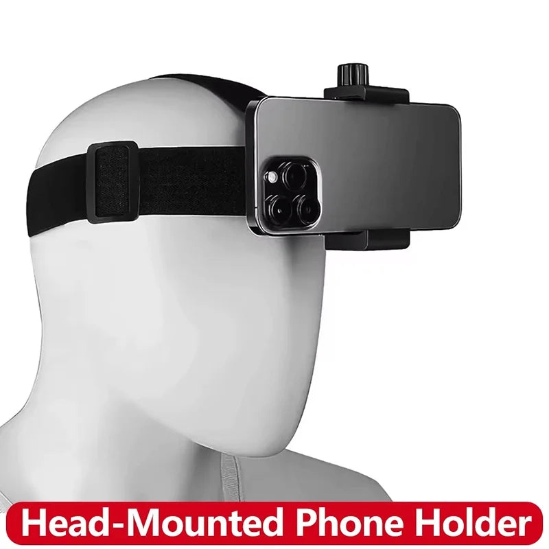 Headband Mobile Phone Mounting Smartphone Stand Phone Headband Strap For Outdoor Insta360 AKASO SJCAM Sports Camera Accessories