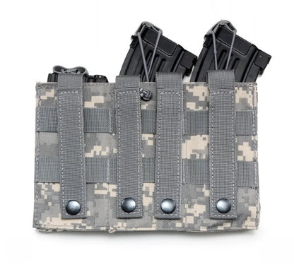 Tactical Triple Molle Magazine Pouches Airsoft AK 7.62 5.56mm M4 AR 15 Rifle Mag Bag Hunting Vest Accessories