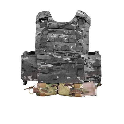 Tactical Horizontal Side Pull Magazine Pouch Multicam Plate Carrier Mag Pouch Airsoft Vest Molle Abdominal Drop Bag