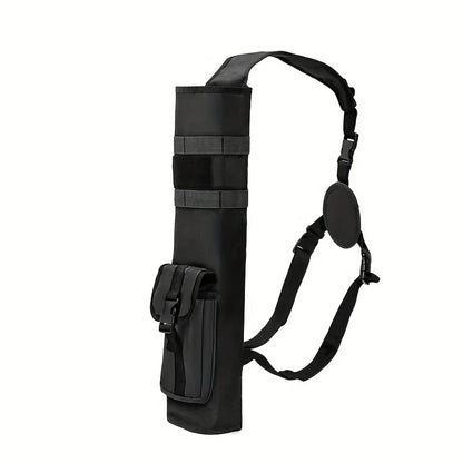 Tactical Arrows Bag Archery Lightweight Back Arrow Quiver Dual Use Fold Compact Hip  with Molle System Pocket Hanged for Hunt