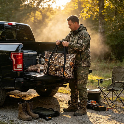 Hunting Gear Tote Waterproof Scent Control Game Meat Tote 600D Oxford Cloth Hunting Game Bag With Handles For Men Outdoor Field