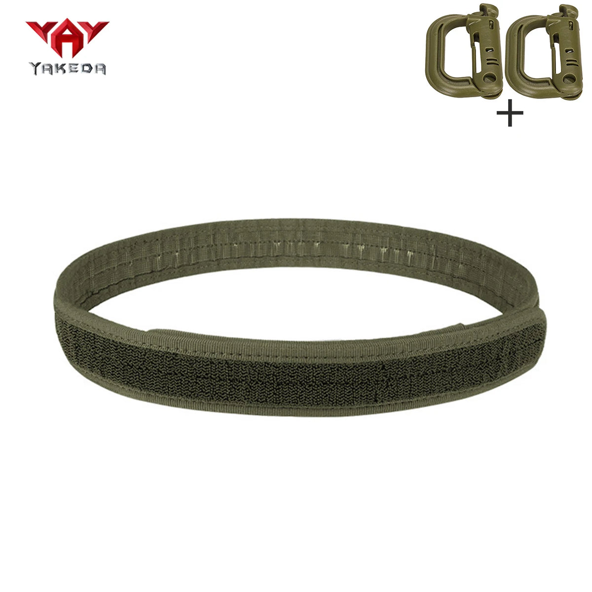 YAKEDA modular detachable recombination belt with quick release buckle waist belt MOLLE expansion gift D-shaped buckle