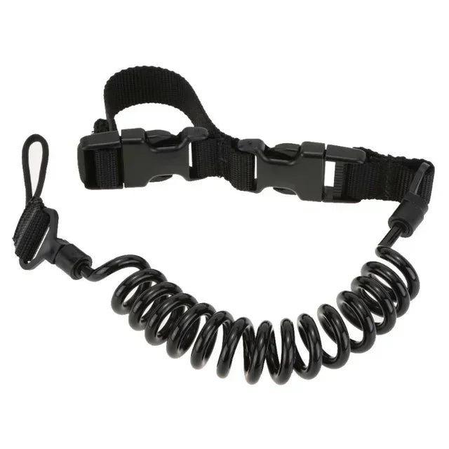 Multi-purpose Spring Lanyard Outdoor Wear-Resistant Elastic Key Chain Safety Rope Anti Loss Military Tactical Lanyard