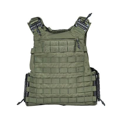 Tactical Quick-Release Vest Set Airsoft Adjustable Flame-Retardant Compact Vest with Magazine Pack Walkie-Talkie Bag for Hunting