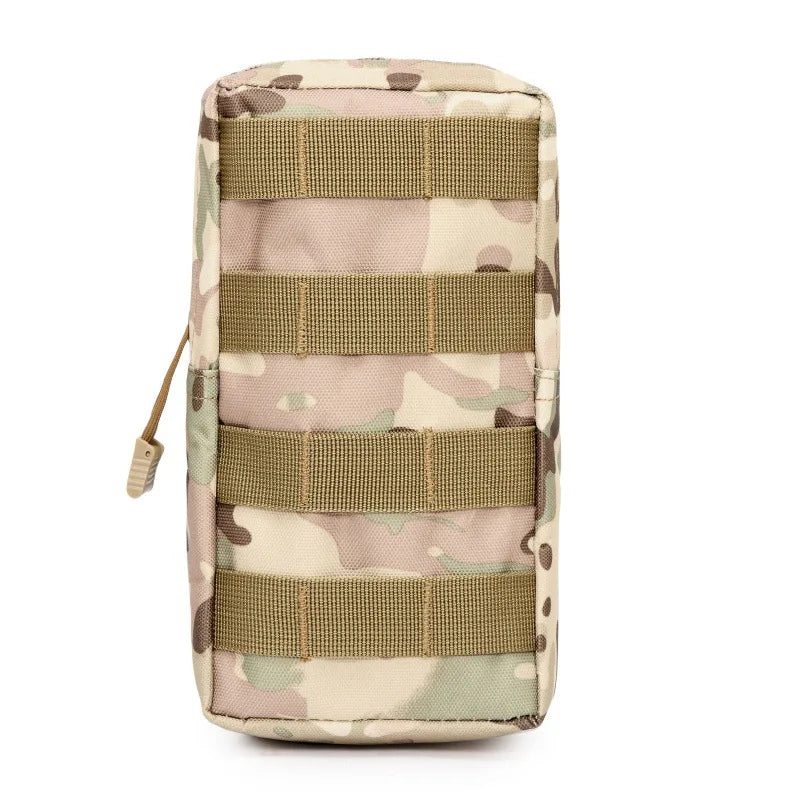 Outdoor Tactical Molle Waist Bag Oxford Camouflage Storage Fanny Pack for Hunting Backpack Tactical Vest Attachment