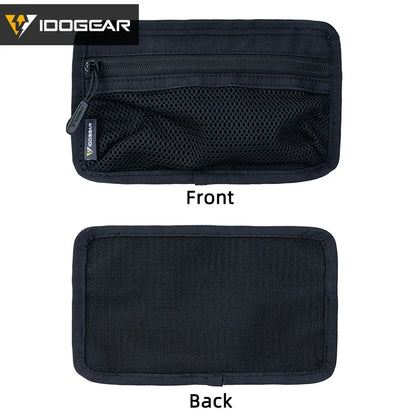IDOGEAR Tactical Mesh Pouch Insert Modular Bag Compartment Utility Organizer Admin Pouch EDC Pocket with Hook Fasteners 35112