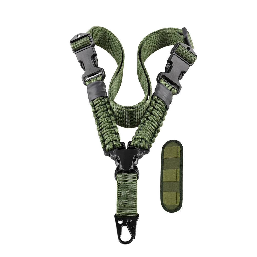 1Pc Airsoft Guns Sling 1 Point Strap Sport Sling Shoulder Strap Practical Nylon Sling Adjustable Outdoors Sport Tactical Harness