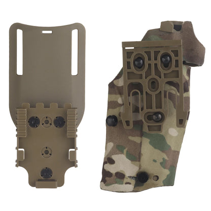 Tactical Left/Right Hand X300U-A Flashlight Pistol Holster Hand for 6354DO Glock17 Gen4 G19 with QLS Drop Leg Airsoft Gear