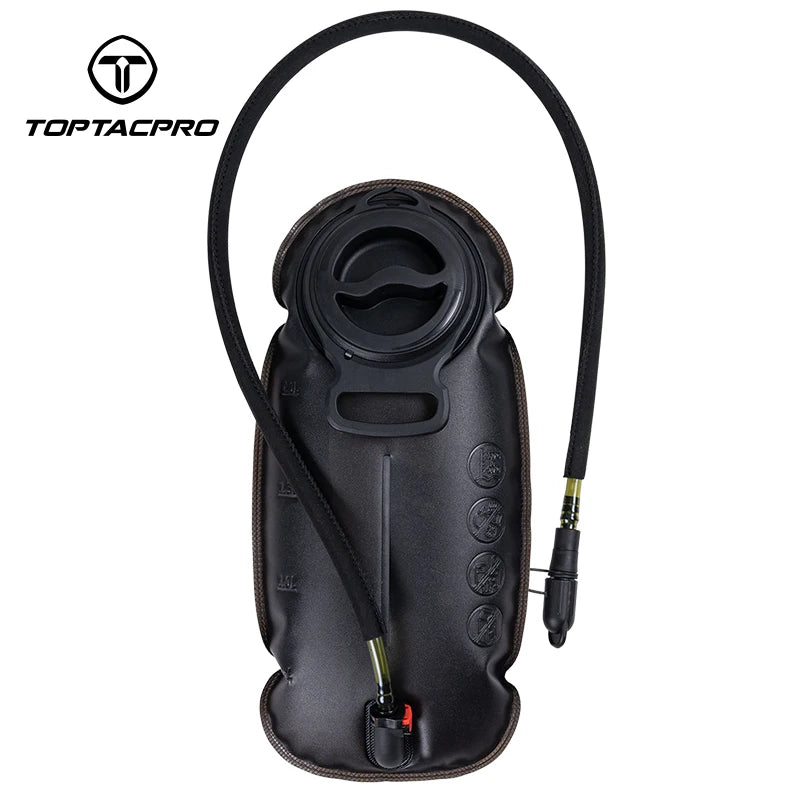 TOPTACPRO Tactical 2L Hydration Bladder Water Bag Foldable Outdoor Water Storage Bag 8908