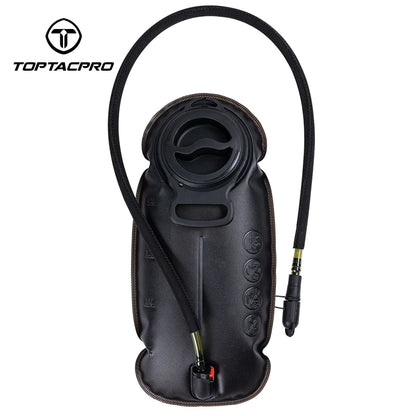 TOPTACPRO Tactical 2L Hydration Bladder Water Bag Foldable Outdoor Water Storage Bag 8908