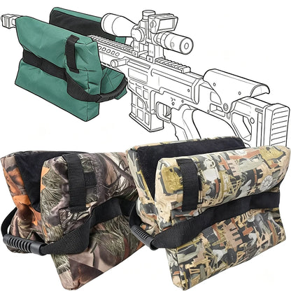 Outdoor Shooting Stand Bag Hunting Rifle Support Sandbag Gun Rest Target Sports Rifle Bench Unfilled Tactical Target Stand Bench