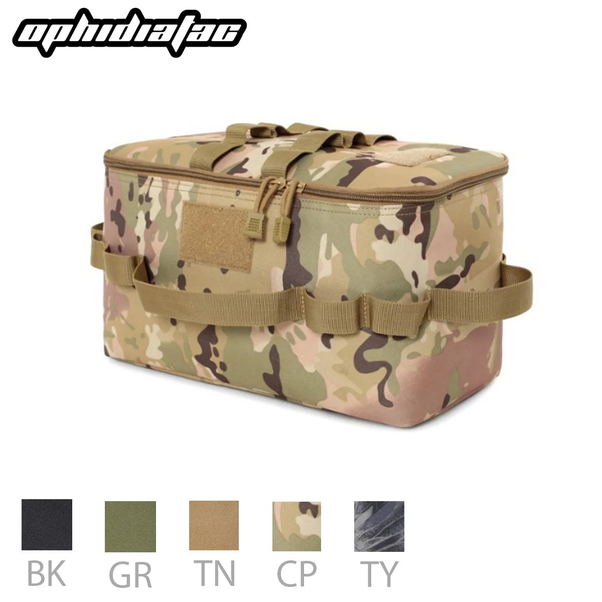 Outdoor camping picnic tableware storage bag handbag multifunctional foldable portable tool storage bag