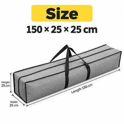 Cationic Oxford Fabric Outdoor Gear Storage Bag Large Rectangular Camping Equipment Carry Bag Dual Zipper Water-Resistant