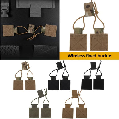 Outdoor Chest Hanging D3CRM Wireless Fixed Buckle Portable External Fixed Walkie Talkie Hook Wire Velvet Sticker Accessories