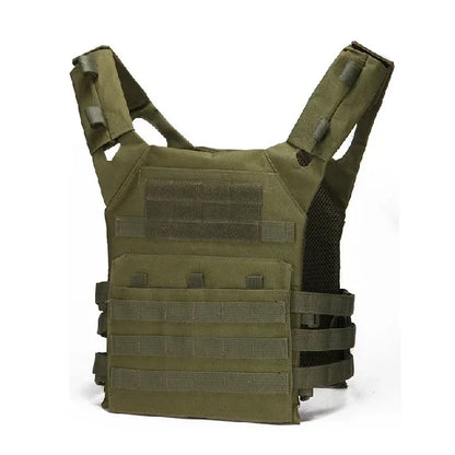 E4600D Security Tactical Vest Body Armor Lightweight Adjustable JPC Molle Pouch Plate Carrier Hunting Vest Training CS Game Gear
