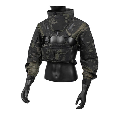 DMGear Original Tactical Combat Jacket Long Sleeve With Mag Pouch Camouflage Clothing Breathable Comfortable Hunting Camping