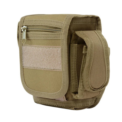 EDC Molle Tactical Pouch Outdoor Tool Kit Hiking Cycling Belt Waist Bag Hunting Miscellaneous Bag With Personality PVC Patches