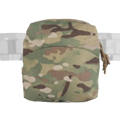 Tactical Gp Zipper Sundries Bag with Shrink Cord Waist Molle Belt Pouch NVG Accessory Multifunctional Universal Storage