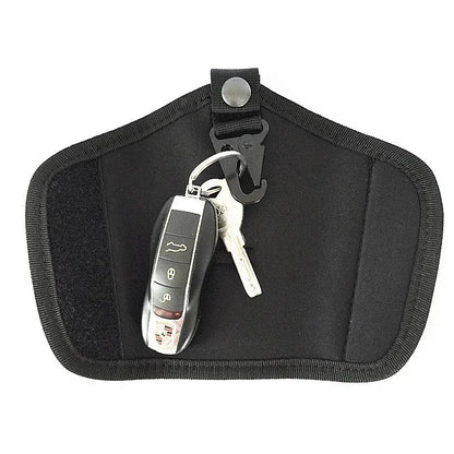 Outdoor Key Holder EDC Tool Pouch Tactical Key Keeper Waist Bag Keychain Small Pocket Foldable Hiking Camping Hunting Key Wallet