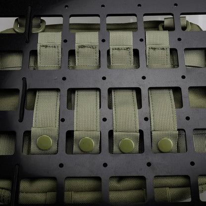 4pcs Outdoor Molle Strap 6 inch Tactical Molle Strap Molle Webbing Straps Attachment Snap Strap Nylon Thumb Snap Straps