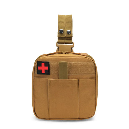 Drop Leg Pouch Medical Kit Bag First Aid Kits Molle Thigh Pack for Workplace Outdoors Camping Hiking EDC Tool Bag