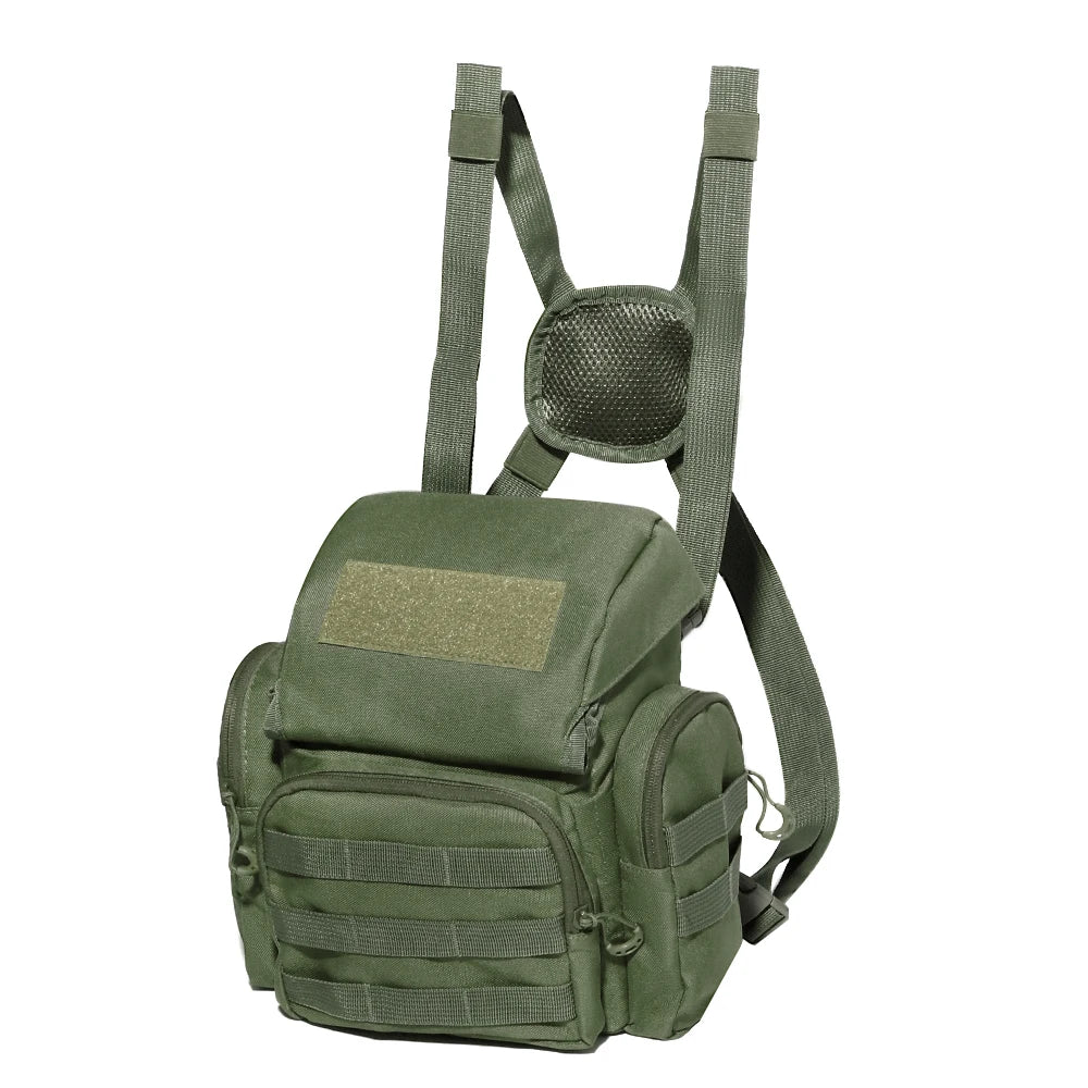 PSKOOK Binocular Harness Chest Pack with Rangefinder Pouch Bird Watching Binocular Case Bino Bag for Outdoor Sports