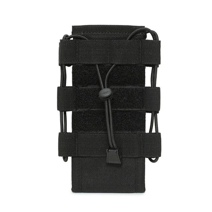Tactical Molle Radio Walkie Talkie Pouch Outdoor Portable Radio Interphone Holster Carry Bag Adjustable Universal Radio Holder