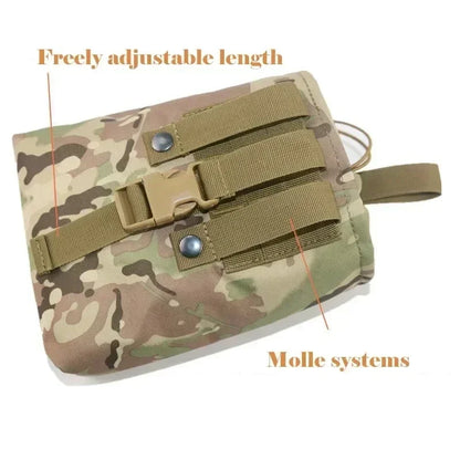 Mag Pack Folding Molle Tactical Magazine Dump Drop Pouch Hunting  Airsoft Ammo EDC Tool Bag Foldable Utility Recovery