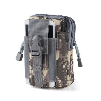 Mobile Phone Case Pouch Waist Bag Waterproof Nylon Multifunction Casual Men Waist Pack Male Small Bag