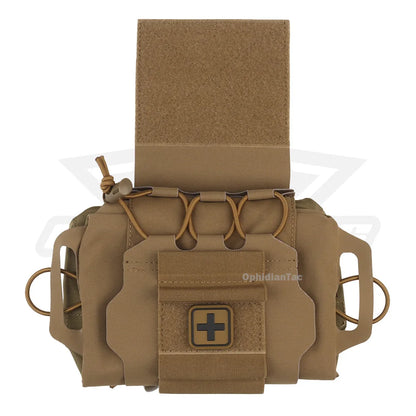OPHIDIAN  First Aid Kit - MOLLE Compatible Hunting Hanging Bag Portable emergency supply storage for outdoor survival activities