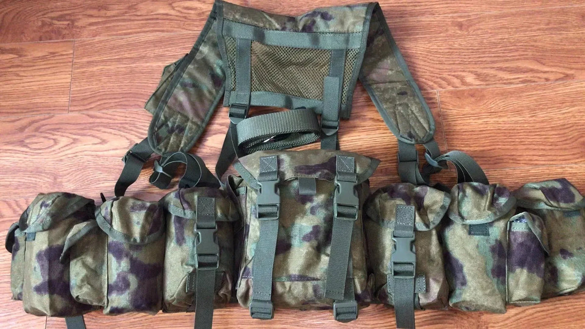 New Russian Camo M-1 Carrying Waistband Combination Set Russian Emr Small Green Man Chest Hanging Tactical Tank Top Combination