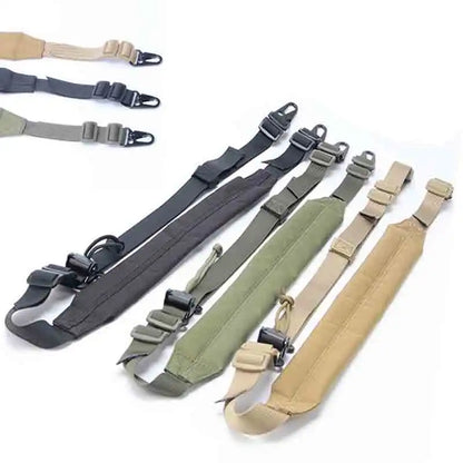 Hunting Rifle Tactical Sling Removable 2 Point Padded Combat Modular Shooting Equipment MC Strap Accessories
