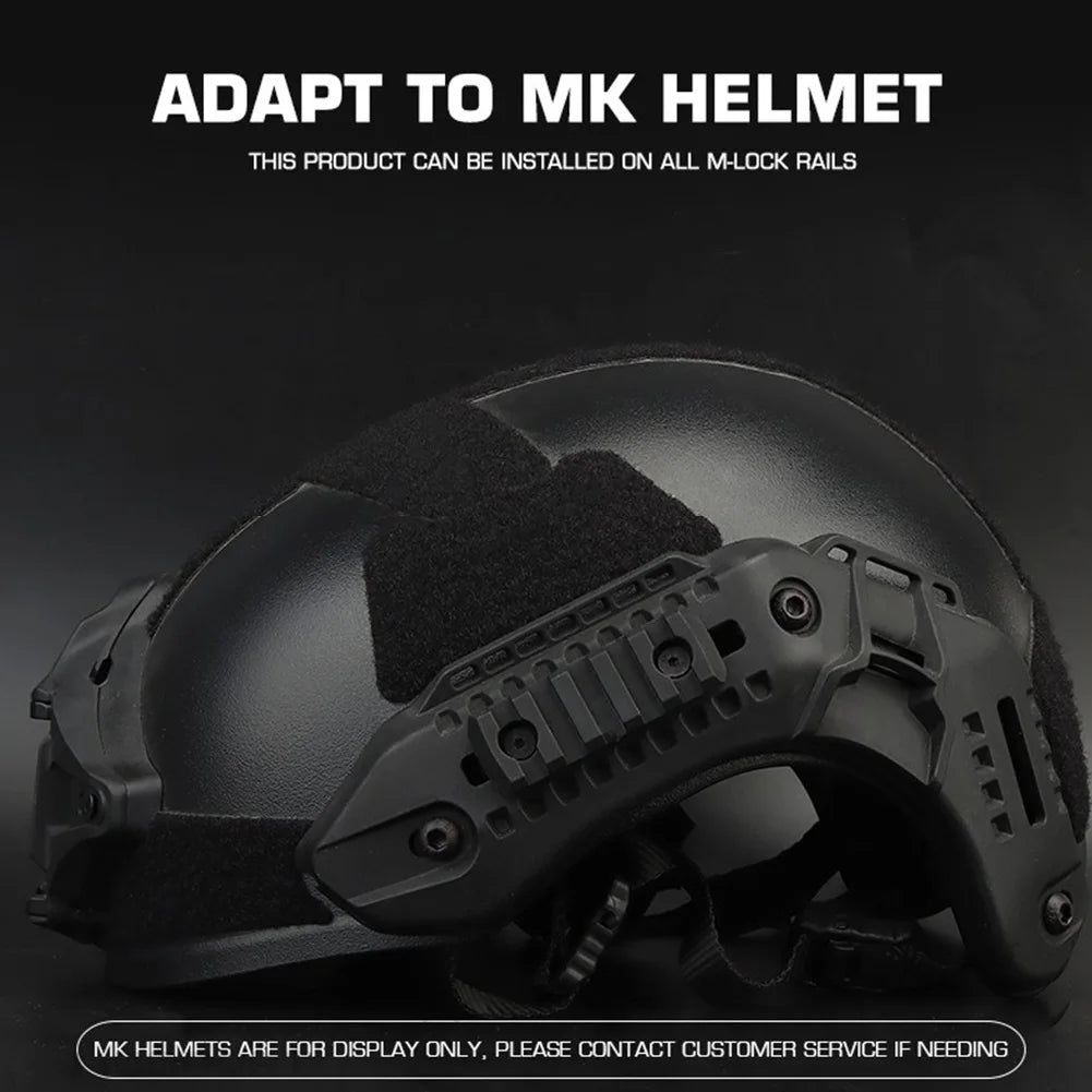 Tactical helmet rail airgun color bullet helmet accessories side rail compatible rifle helmet installer for hunting and shooting