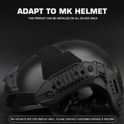 Tactical helmet rail airgun color bullet helmet accessories side rail compatible rifle helmet installer for hunting and shooting